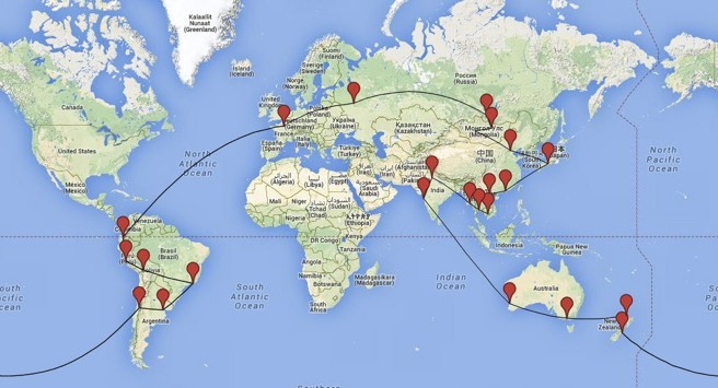 Lhistoire Dun Itinéraire Tour Du Monde Abandonné