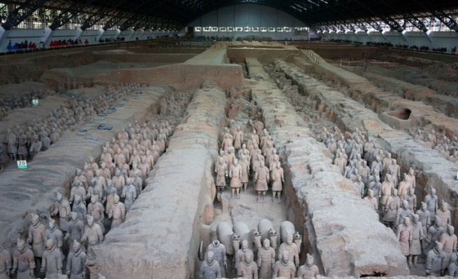 xian visite des soldats de terre