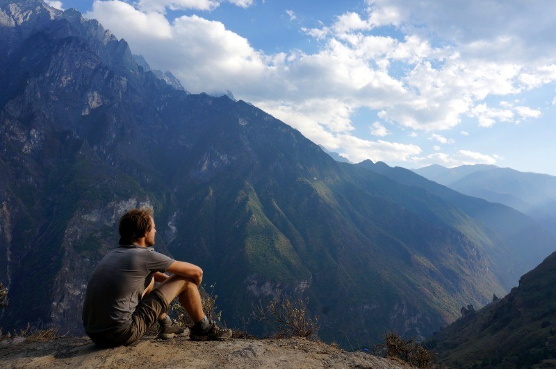 Trek  : les gorges du saut du tigre en Chine