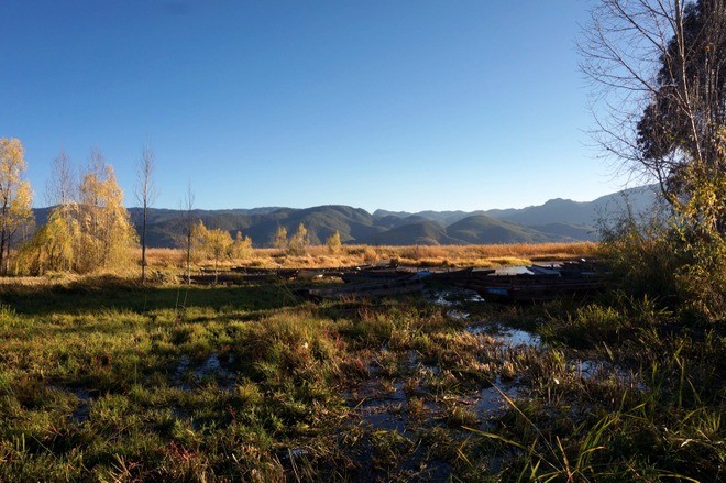 paysage lac lugu sichuan