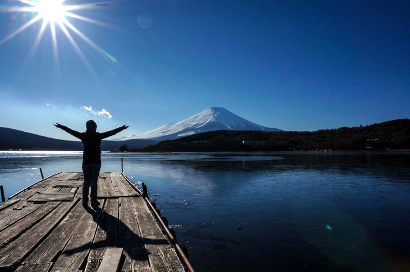 Un incontournable au Japon : le Mont Fuji en Hiver