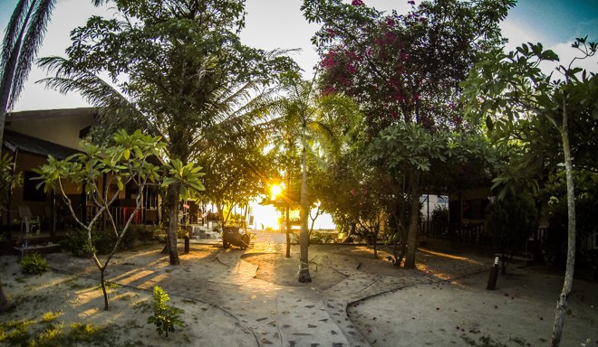 coucher de soleil haad salad ile koh phangan thailande